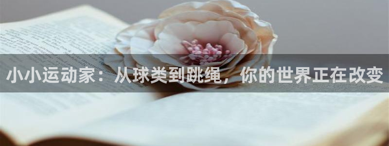 球进体育app下载：小小运动家：从球类到跳绳，你的世界正在改变