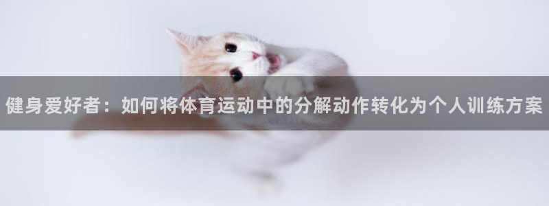 球进体育APP下载安装：健身爱好者：如何将体育运动中的分解动作转化为个人训练方案